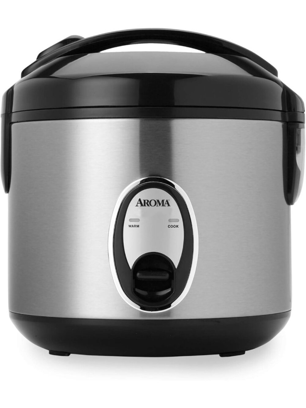 8-Cup Rice Cooker with Steamer, Easy One-Touch Cooking, Non-Stick Interior